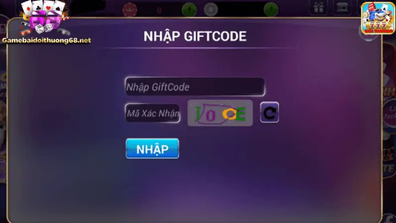 Hướng dẫn nhập giftcode Rikvip